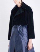 TOGA Longline faux-fur and shell coat ~ statement coats