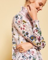 Ted Baker MERANDA Unity Floral high neck blouse