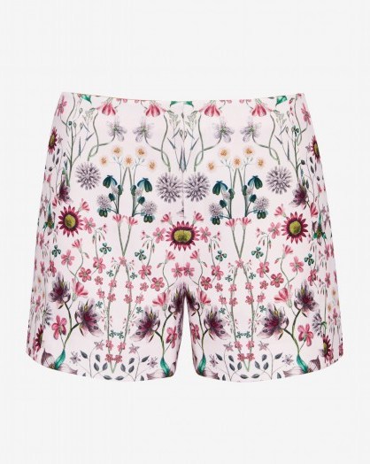 Ted Baker PALOMI UNITY FLORAL SCALLOP SHORT ~ flower printed shorts - flipped