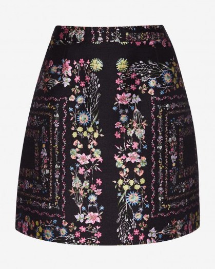 Ted Baker ADDIZON Unity Floral skirt ~ A-line mini skirts - flipped