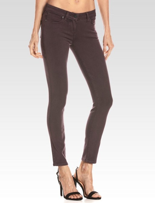 PAIGE VERDUGO ANKLE – FADED MULBERRY #skinny #jeans - flipped