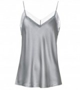 VINCE Silk satin lace-trimmed camisole | cami tops