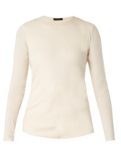 THE ROW Abinah cashmere top ~ effortless style clothing - flipped