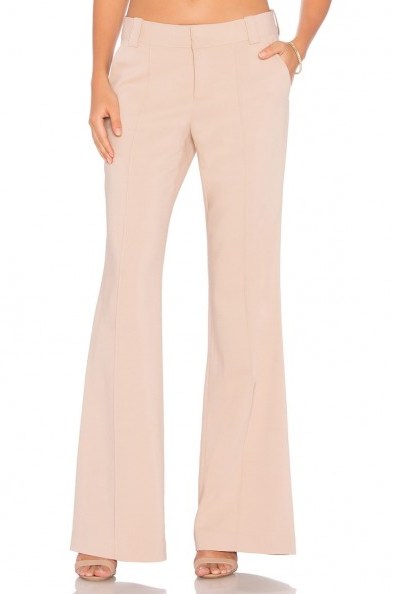 A.L.C. LAWRENCE PANT – luxe pants – nude flares - flipped