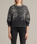 ALLSAINTS TYGR LEIA SWEATSHIRT | black animal print sweatshirts #3