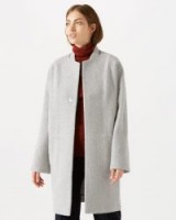 JIGSAW ALPACA COCOON COAT / grey coats