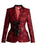 ALTUZARRA Angela single-breasted floral-brocade blazer ~ statement blazers ~ luxe jackets #3