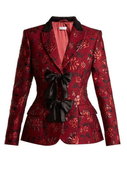 ALTUZARRA Angela single-breasted floral-brocade blazer ~ statement blazers ~ luxe jackets