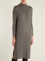 WEEKEND MAX MARA Argo dress ~ grey knit dresses