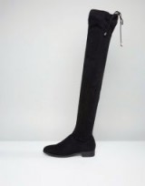 ASOS KEEP UP Flat Over The Knee Boots