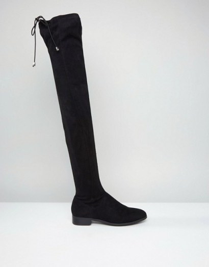 ASOS KEEP UP Flat Over The Knee Boots - flipped