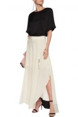 BY MALENE BIRGER Asymmetric silk maxi skirt | long fluid asymmetric skirts