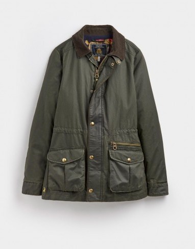 JOULES BALMORAL WAX-STYLE JACKET / outdoor clothing / casual county jackets - flipped