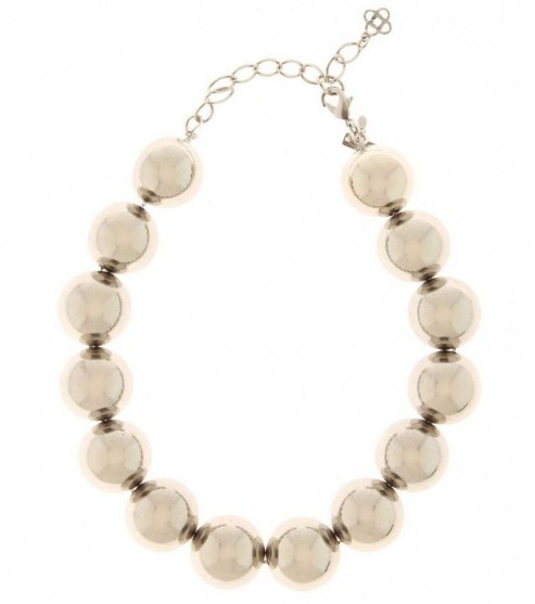 OSCAR DE LA RENTA Beaded necklace ~ statement necklaces - flipped
