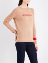 BELLA FREUD Situation wool and cashmere-blend jumper | slogan jumpers | sweaters