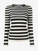 Bella Freud Skinny Minnie Striped Jumper | black and white cashmere jumpers