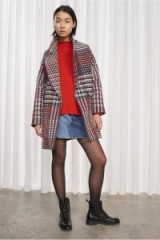 French Connection BEVERLEY CHECK LONG SLEEVED COAT / checked coats