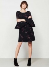 Mint Velvet BLOSSOM PRINT SWING DRESS / flared sleeve dresses