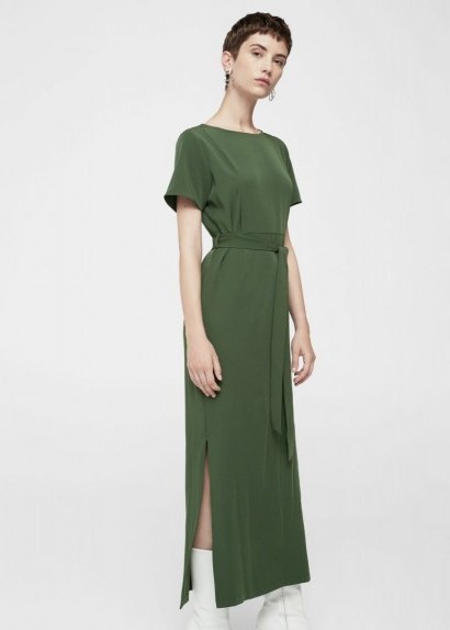 Mango Bow gown ~ elegant green dresses - flipped