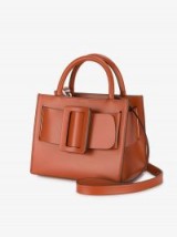 Boyy Orange Bobby 23 Shoulder Bag / square leather handbags / top handle bags