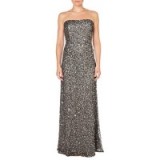 Adrianna Papell Strapless Crunchy Bead Gown, Lead ~ glamorous evening gowns