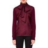 Ted Baker Babri Cashmere Blend Jumper, Maroon – dark red pussy bow jumpers #2
