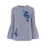 Warehouse Delia Embroidered Top