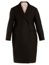 ACNE STUDIOS Caith double-breasted twill coat ~ structured coats