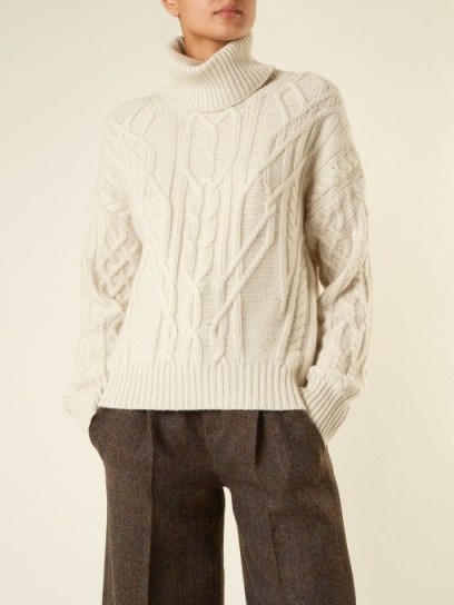 NILI LOTAN Cecil roll-neck cashmere sweater - flipped