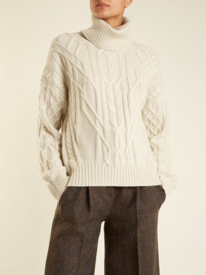 NILI LOTAN Cecil roll-neck cashmere sweater