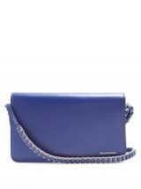 BALENCIAGA Chain Rectangle M bag ~ blue shoulder bags