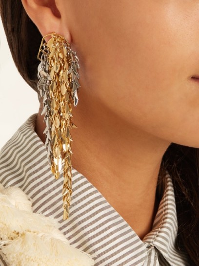 LOEWE Chain-drop earring ~ single statement drop earrings