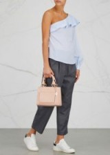 DKNY Chelsea blush leather tote ~ blush-pink top handle bags ~ luxe style handbags