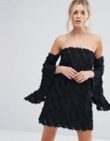 C/Meo Collective Recollection Flared Sleeve Dress – strapless party dresses – lbd