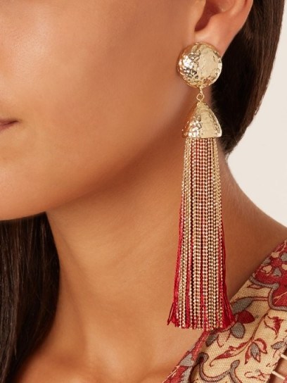 ROSANTICA BY MICHELA PANERO Corda tassel earrings ~ statement jewellery - flipped