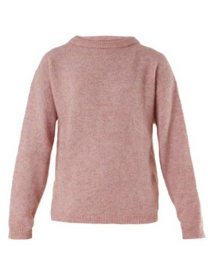 ACNE STUDIOS Dramatic Mohair Wool-Blend Sweater. - flipped