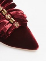 SANAYI 313 Drina velvet slipper shoes ~ luxe flats