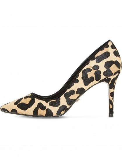 DUNE Aurrora leopard-print courts – animal prints – court shoes - flipped