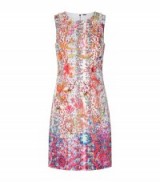 Elie Tahari Emory Dress ~ pink floral print shift dresses