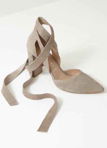 Mint Velvet EMILY STONE WRAP TIE COURT / courts / ankle ties - flipped