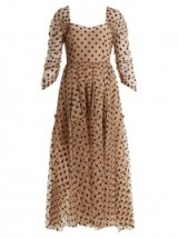 ISA ARFEN Ethereal polka-dot tulle dress #2