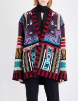 ETRO Patchwork jacquard-knitted cardigan | multi-coloured oversized cardigans