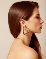Agent Provocateur Ettie Double Heart Earrings Rose Gold ~ jewellery ~ hearts