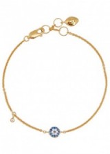 MISSOMA Evil Eye 18kt gold vermeil bracelet ~ dainty crystal bracelets #2