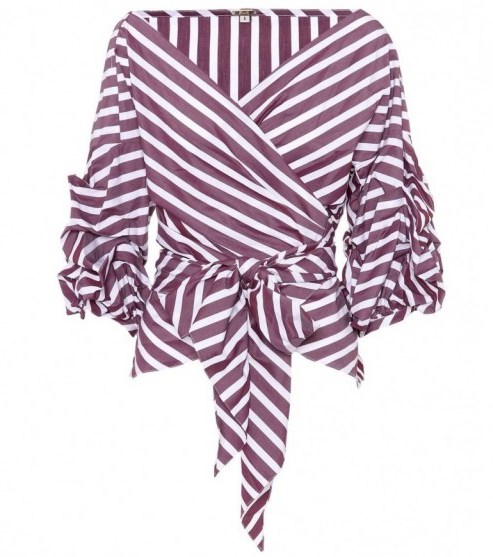 JOHANNA ORTIZ Rosemary striped cotton blouse - flipped