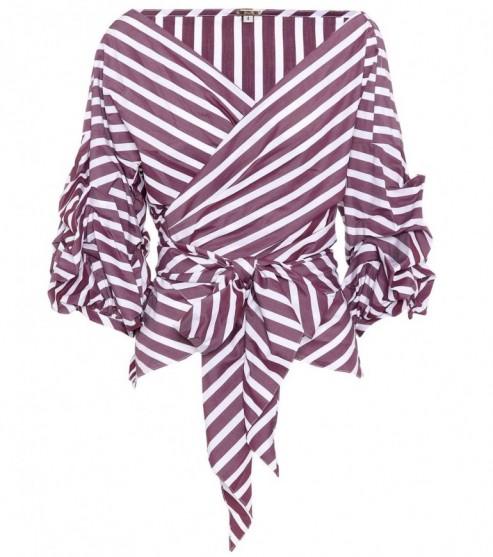 JOHANNA ORTIZ Rosemary striped cotton blouse