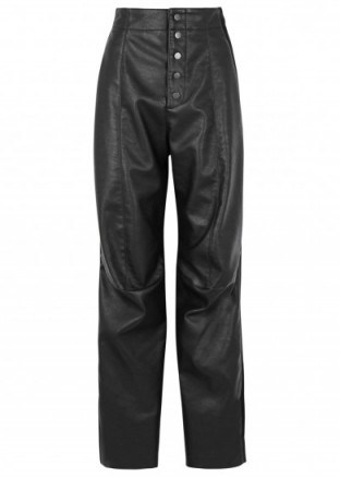 STELLA MCCARTNEY Fantine black high-waisted trousers - flipped