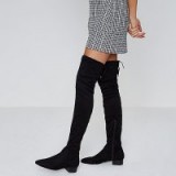 River Island Faux suede over the knee boots