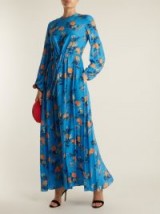 DIANE VON FURSTENBERG Floral-print silk maxi dress