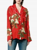 Gucci Floral Print Brocade Pyjama Top